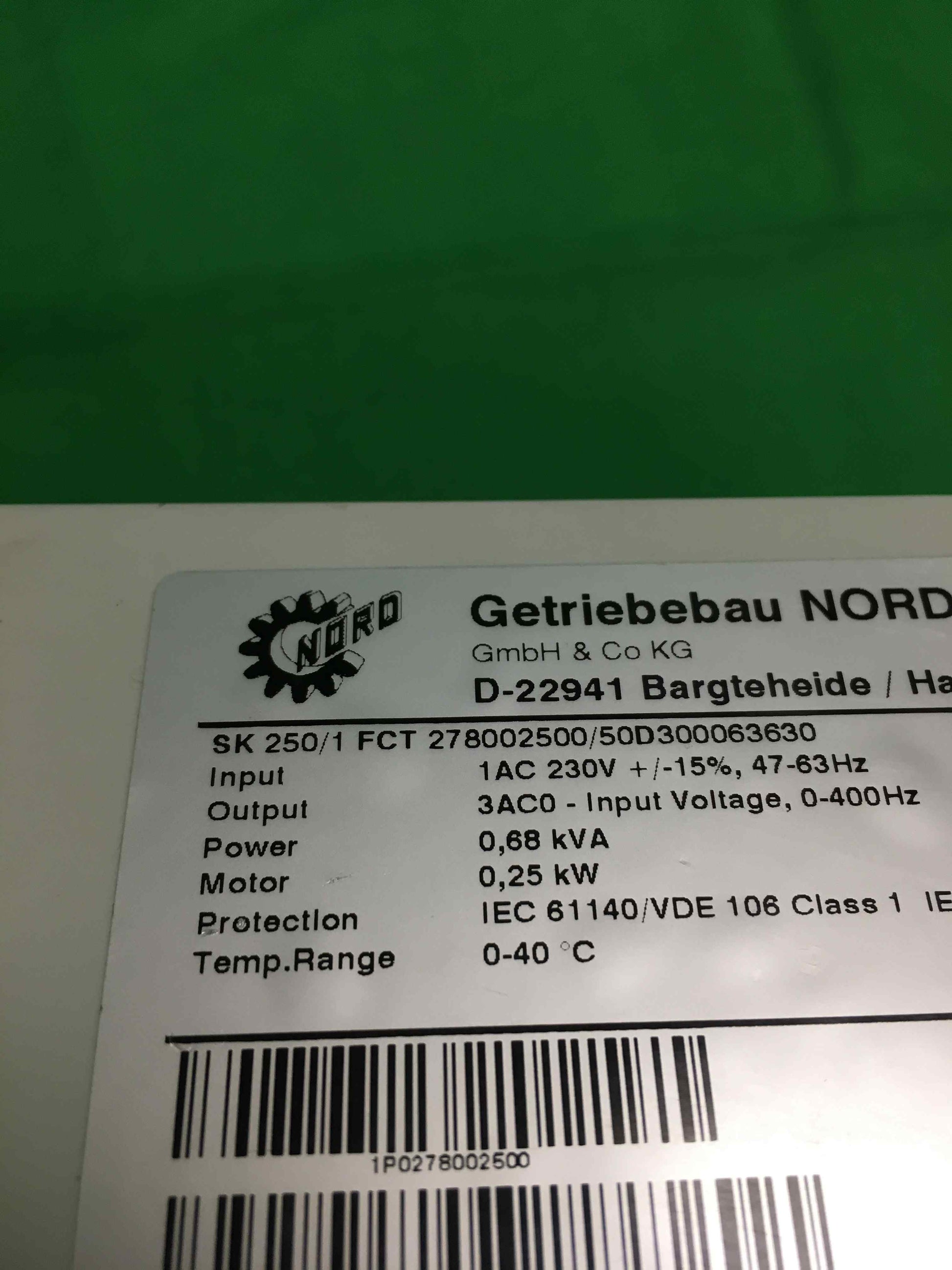 NORDAC-SK250 1 FCT/SK2501FCT