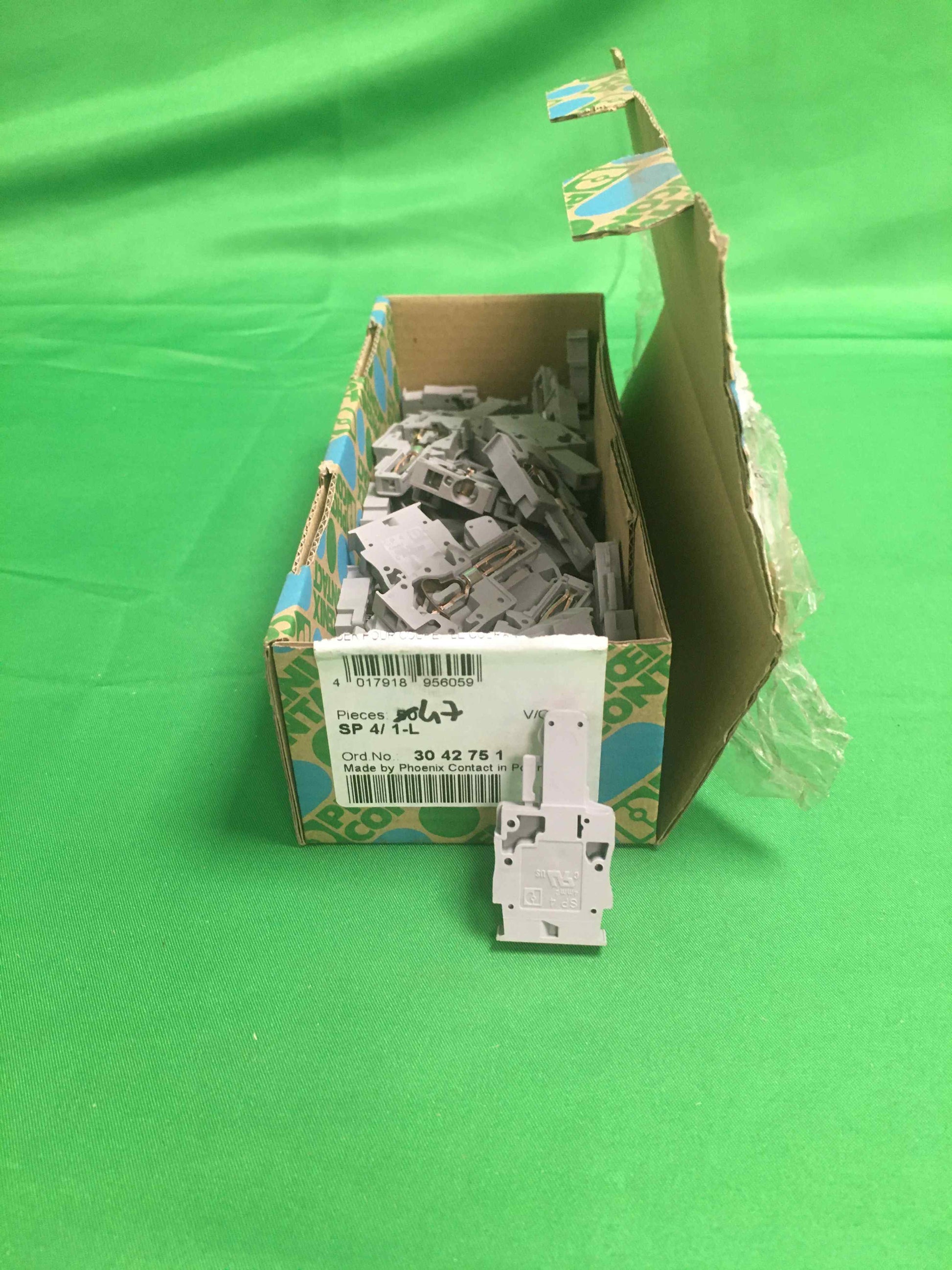 PHOENIX CONTACT SP4 1-L SP41L OPEN BOX SP4/1-L ORDER NO 30 42 75 1(10 UNITS)