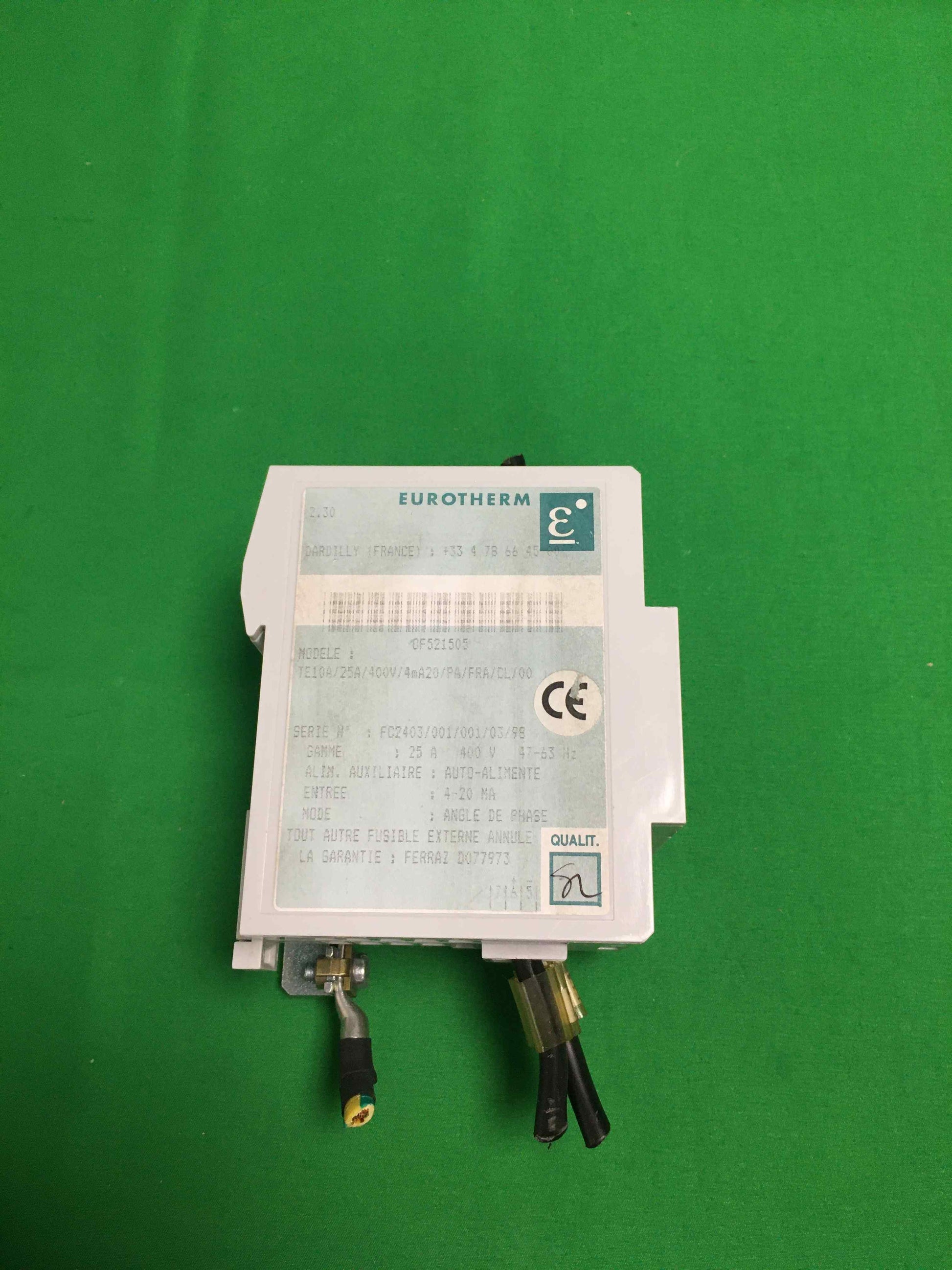 EUROTHERM AUTOMATION-TE10A 25A 400V 4MA20 PA FRA CL 00/TE10A25A400V4MA20PAFRACL00