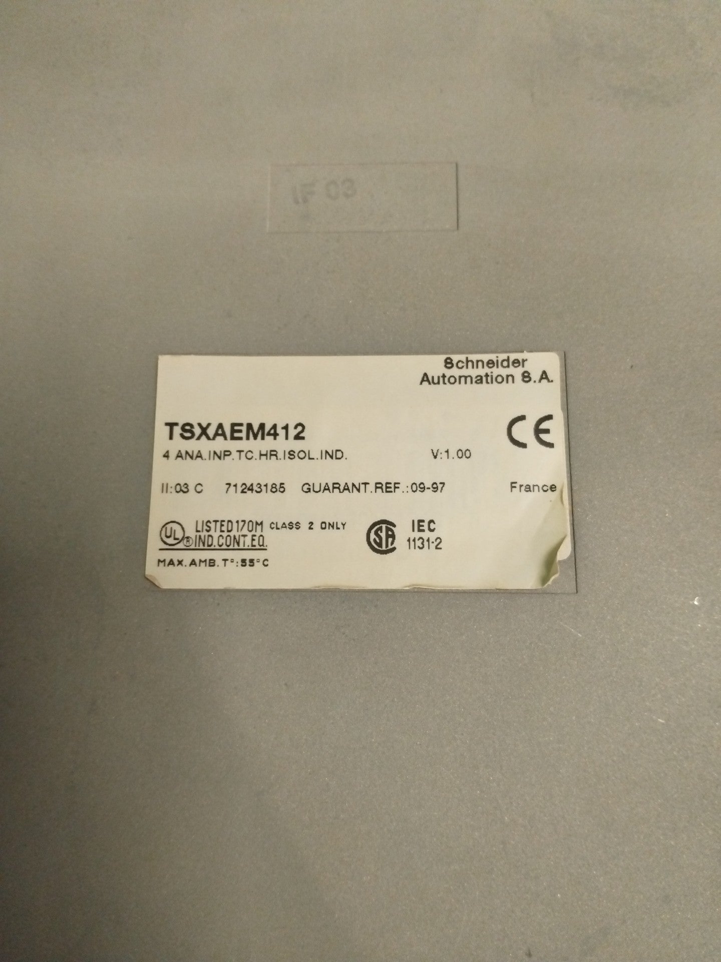 Telemecanique TSXAEM412 TSXAEM412