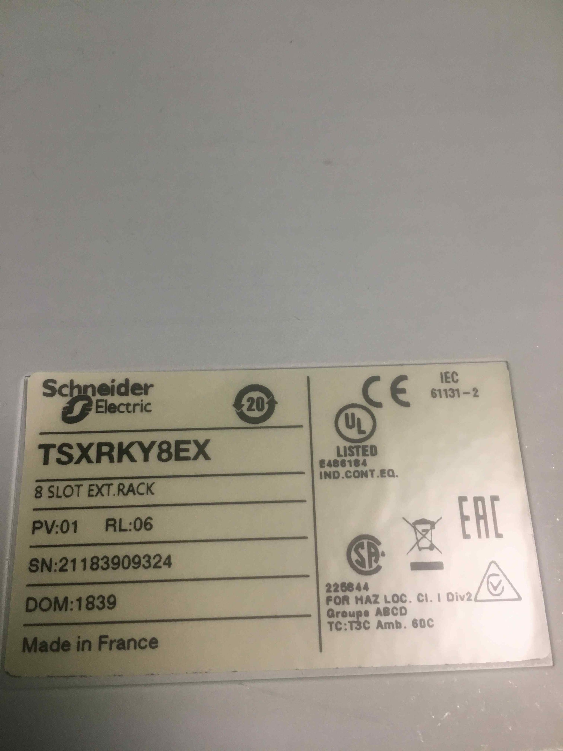 Schneider-Electric TSXRKY8EX TSXRKY8EX OPEN BOX