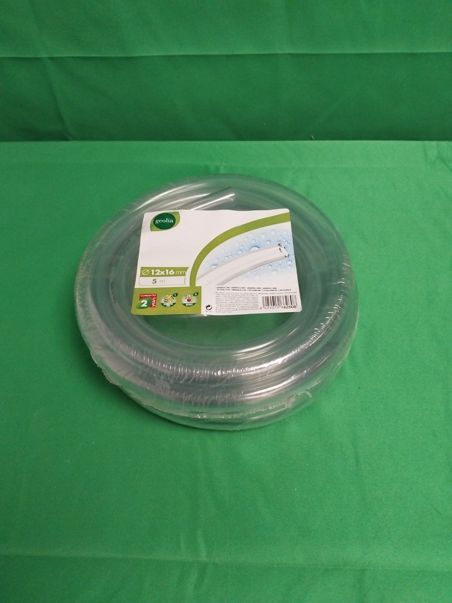 Geolia Tube transparent souple 12x16 5M Tubetransparentsouple12x165M