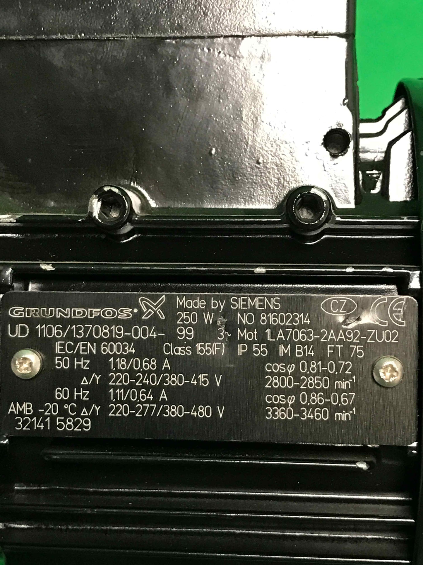 Siemens-1LA7063-2AA92-ZU02/1LA70632AA92ZU02