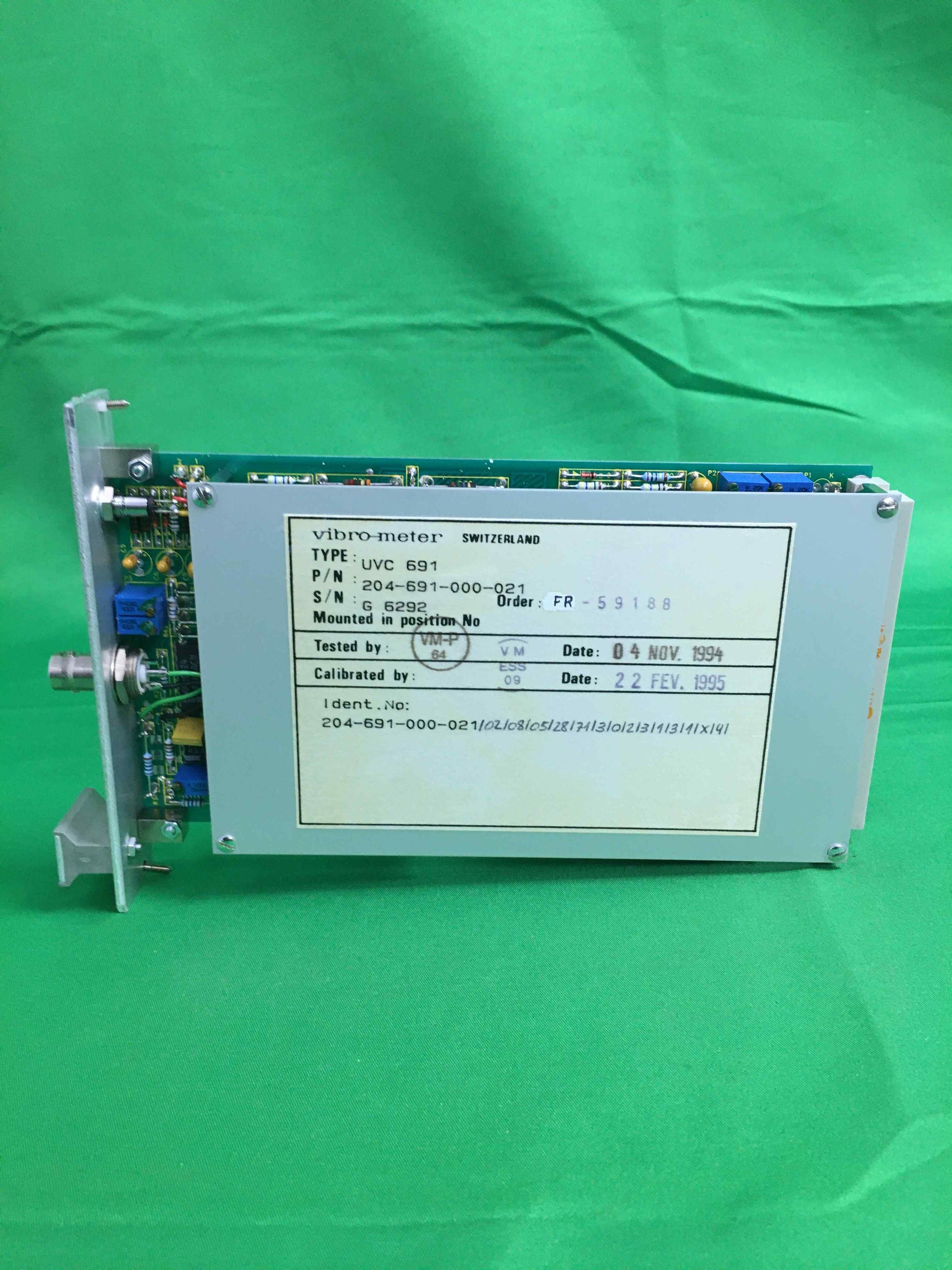 VIBRO-METER UVC 691 UVC691