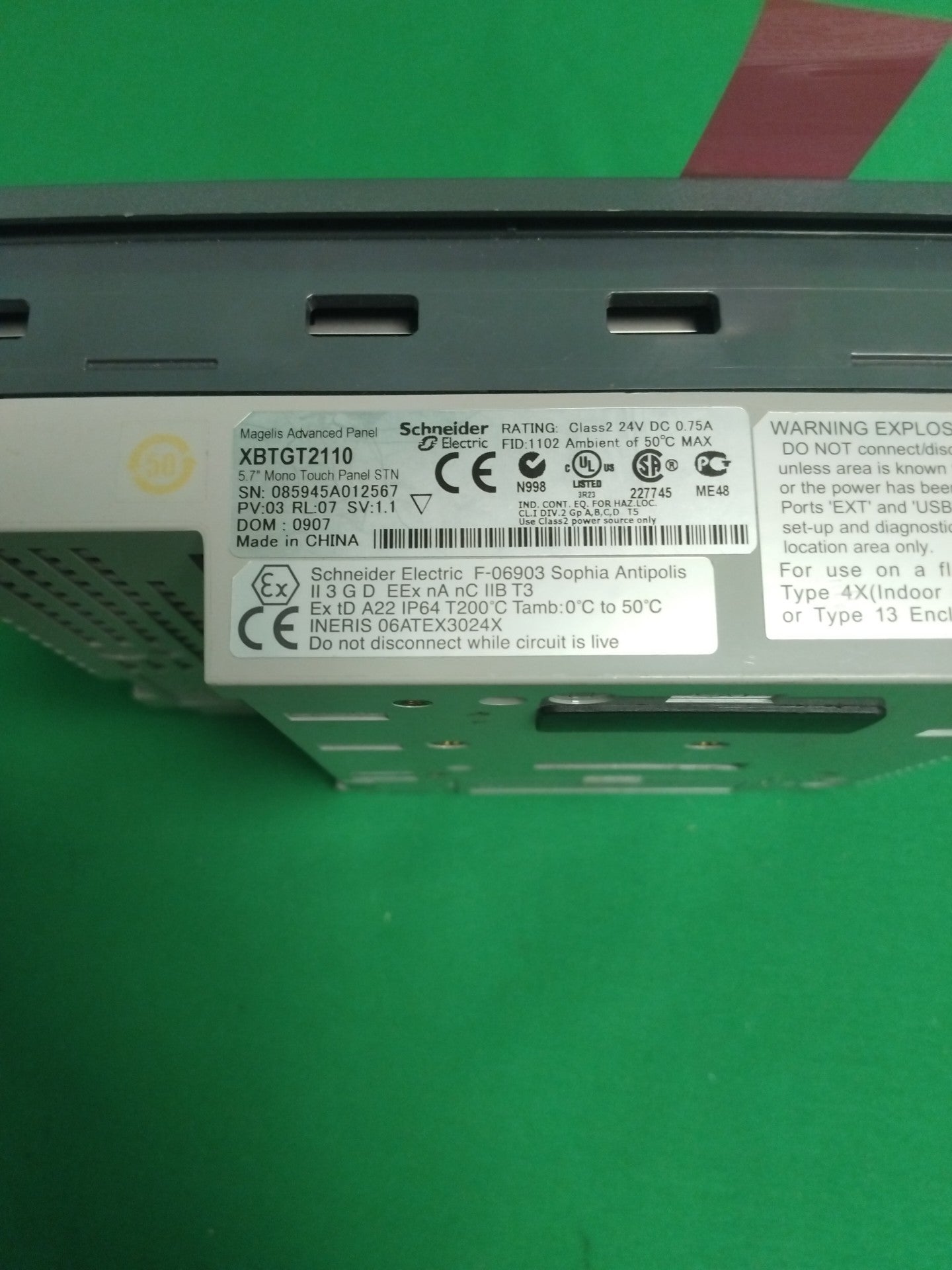 Schneider-Electric XBTGT2110 XBTGT2110 Defective