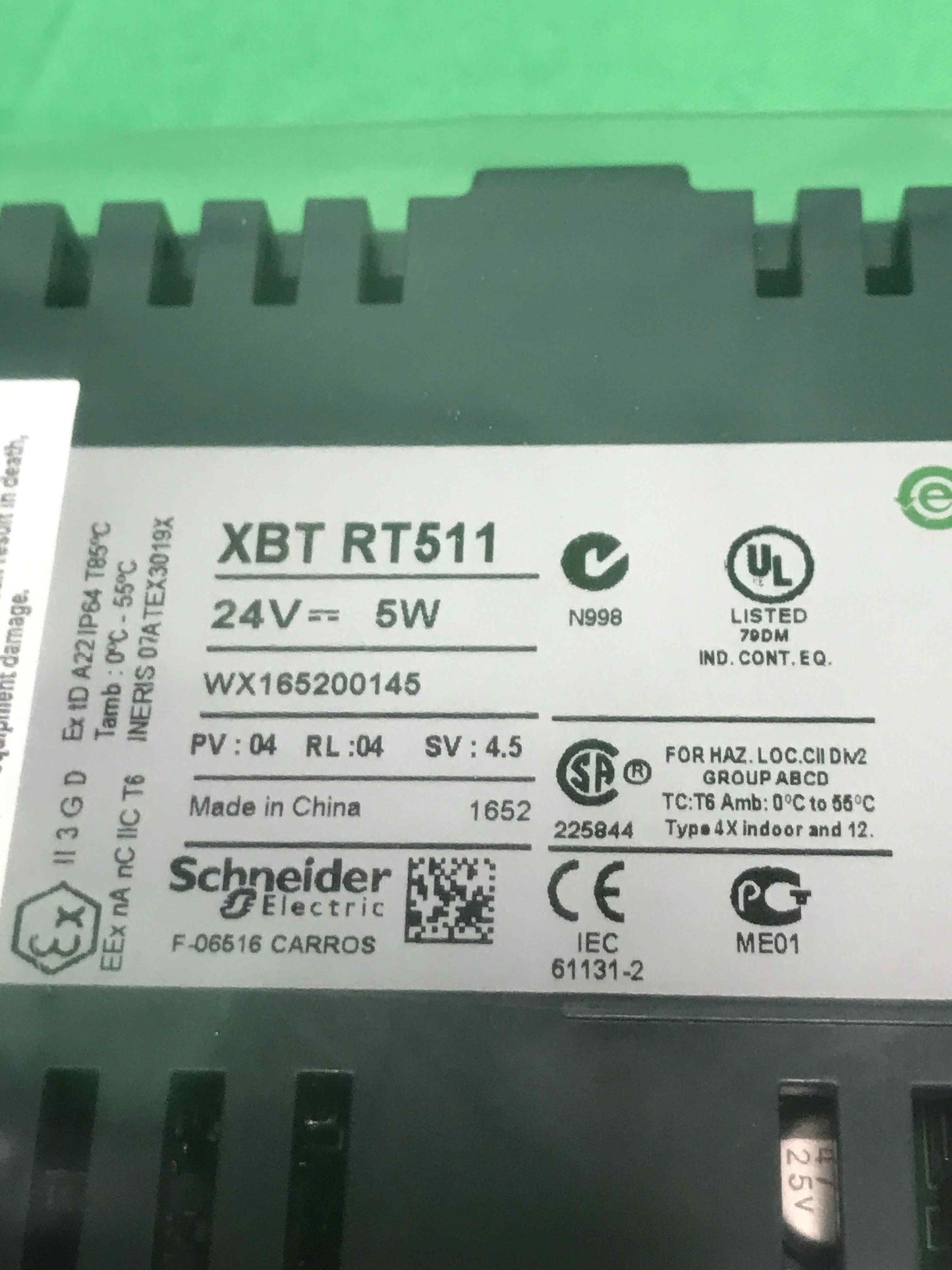 SCHNEIDER ELECTRIC XBTRT511 XBTRT511 ( 18 months warranty )