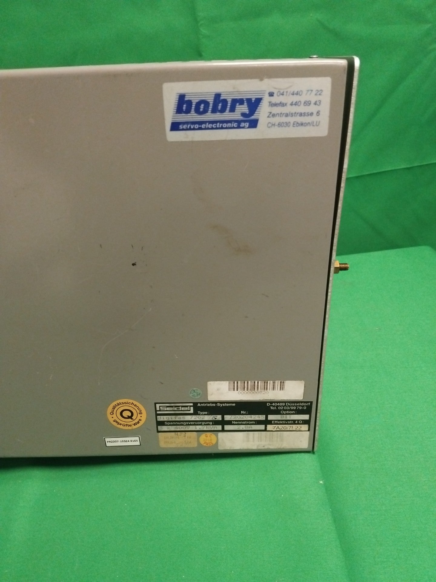 Seidel digifas 7202/G digifas7202/G Defective