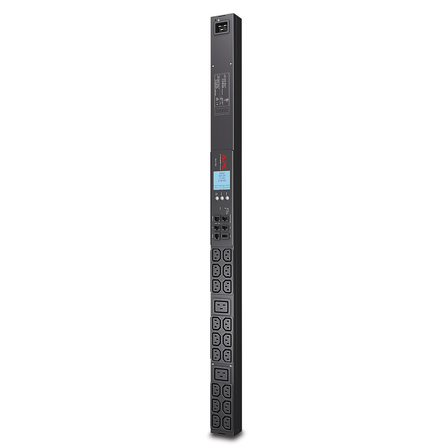 APC-AP8858-APC NetShelter - Metered Rack PDU 2G - Mesuré - 7,4kVA - 20A/208V - 16A/230V