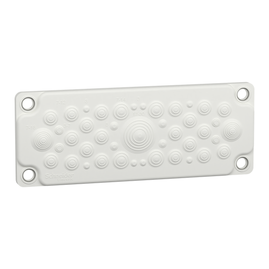 Schneider Electric-LVS08896-PrismaSeT G - Plaque passe-câbles à membrane - 43 entrées
