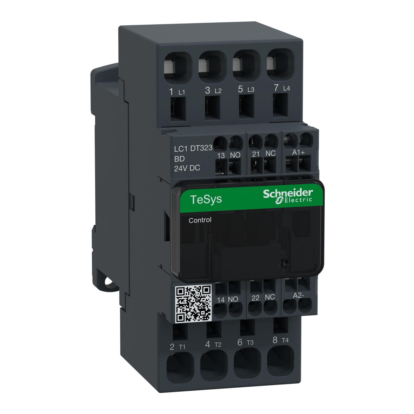 Schneider Electric-LC1DT323BD-TeSys LC1D - contacteur - 4P - AC-1 440V - 32A - bobine 24Vcc