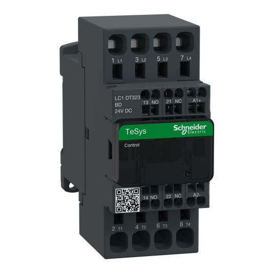 Schneider Electric-LC1DT323BD-TeSys LC1D - contacteur - 4P - AC-1 440V - 32A - bobine 24Vcc