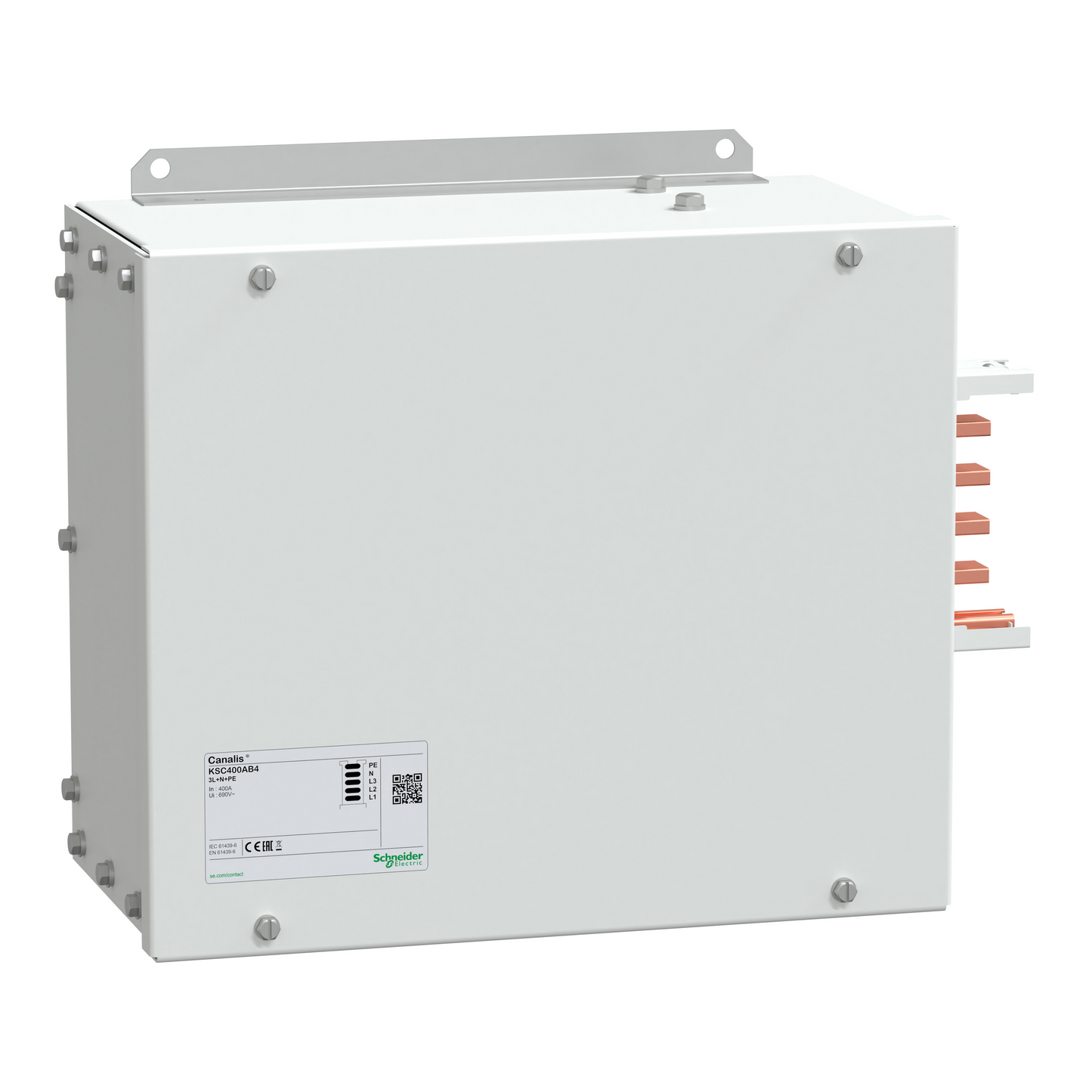 Schneider Electric-KSA250AB4-Canalis KSA - unité d'alimentation - 250A - montage gauche ou droite