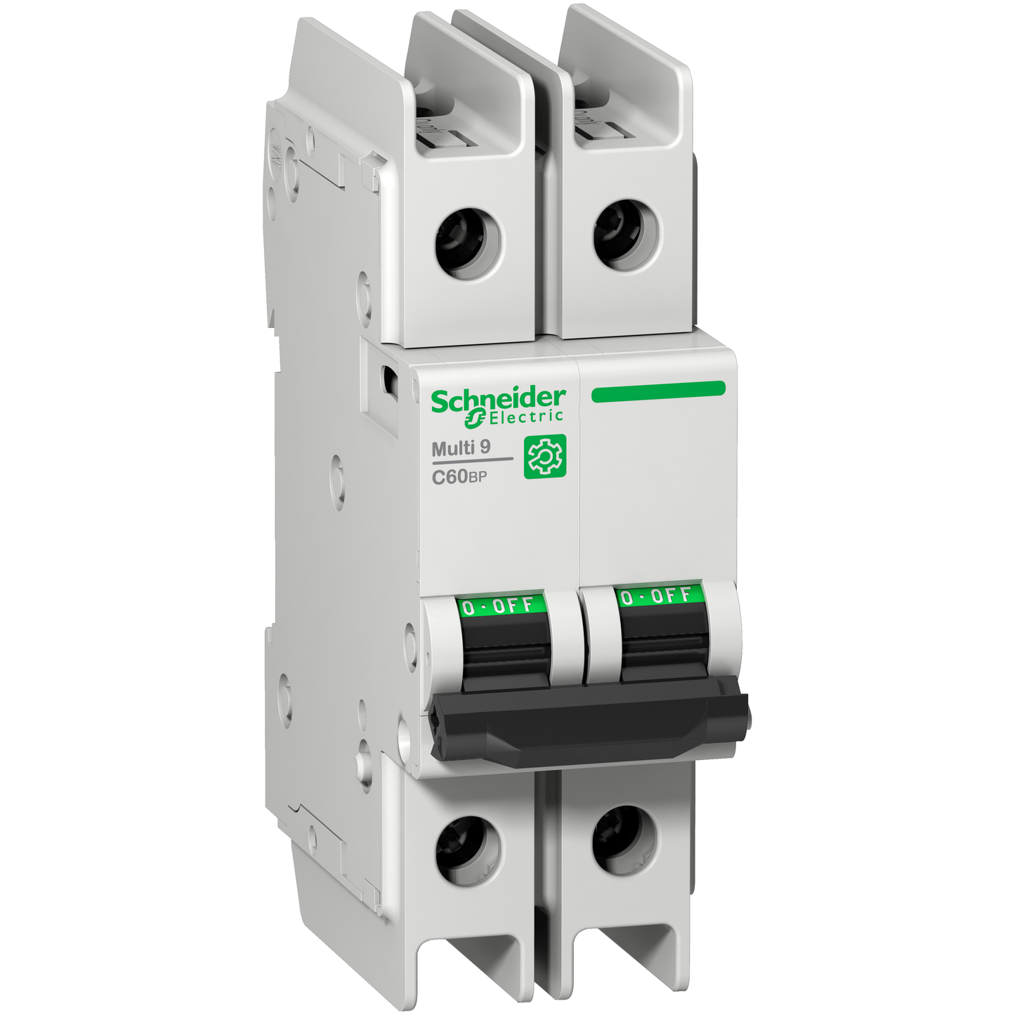 Schneider Electric-M9F43202W-W-Multi9 C60BP 2P D 2A MCB