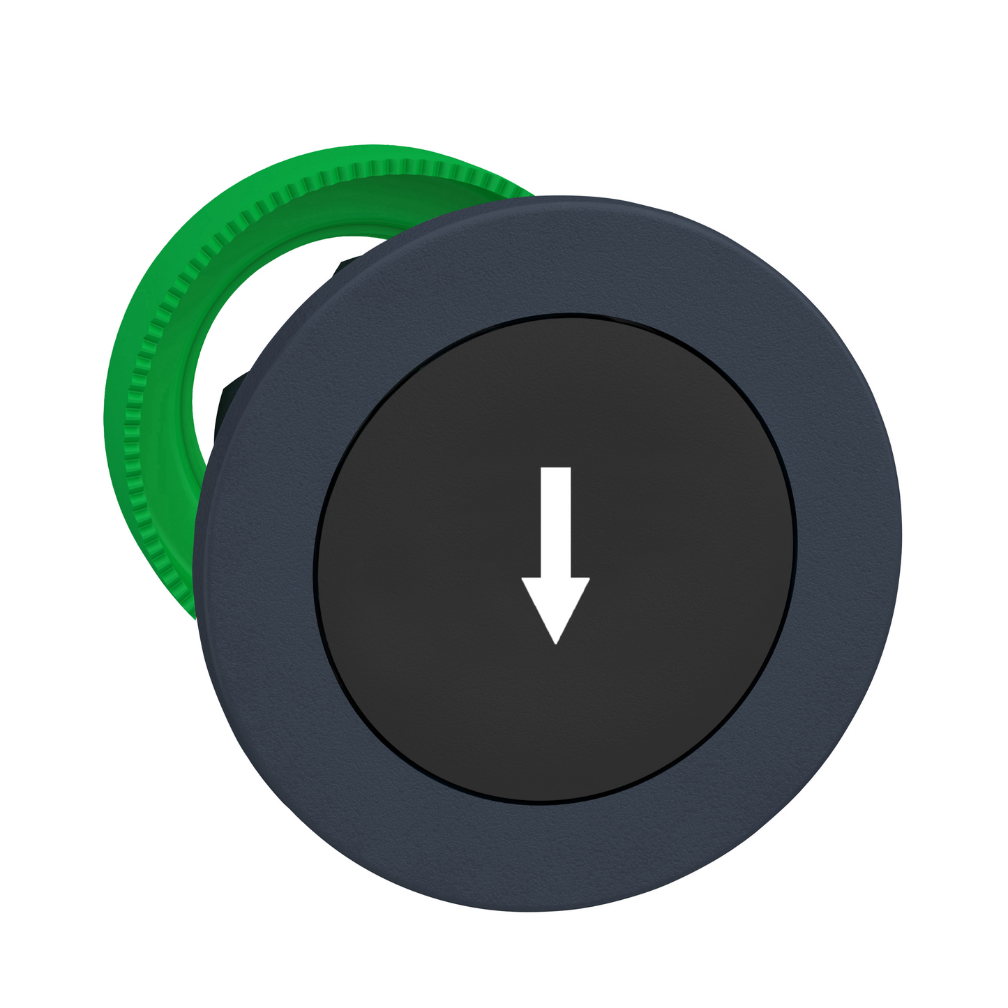 Schneider Electric-ZB5FA335-Harmony XB5 - tête bouton poussoir à impulsion - flush - marqué - noir