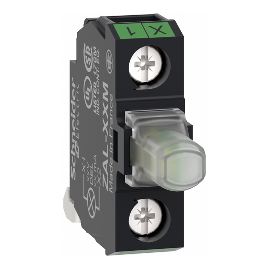 Schneider Electric-ZALVM3M-Harmony - bloc lumineux boîte à boutons - vert - LED - 230-240V - Maintenance