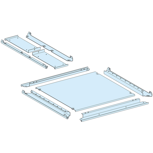 Schneider Electric-LVS08687-PrismaSeT P - Plaque passe-câbles pleine IP55 - L650+150 P600