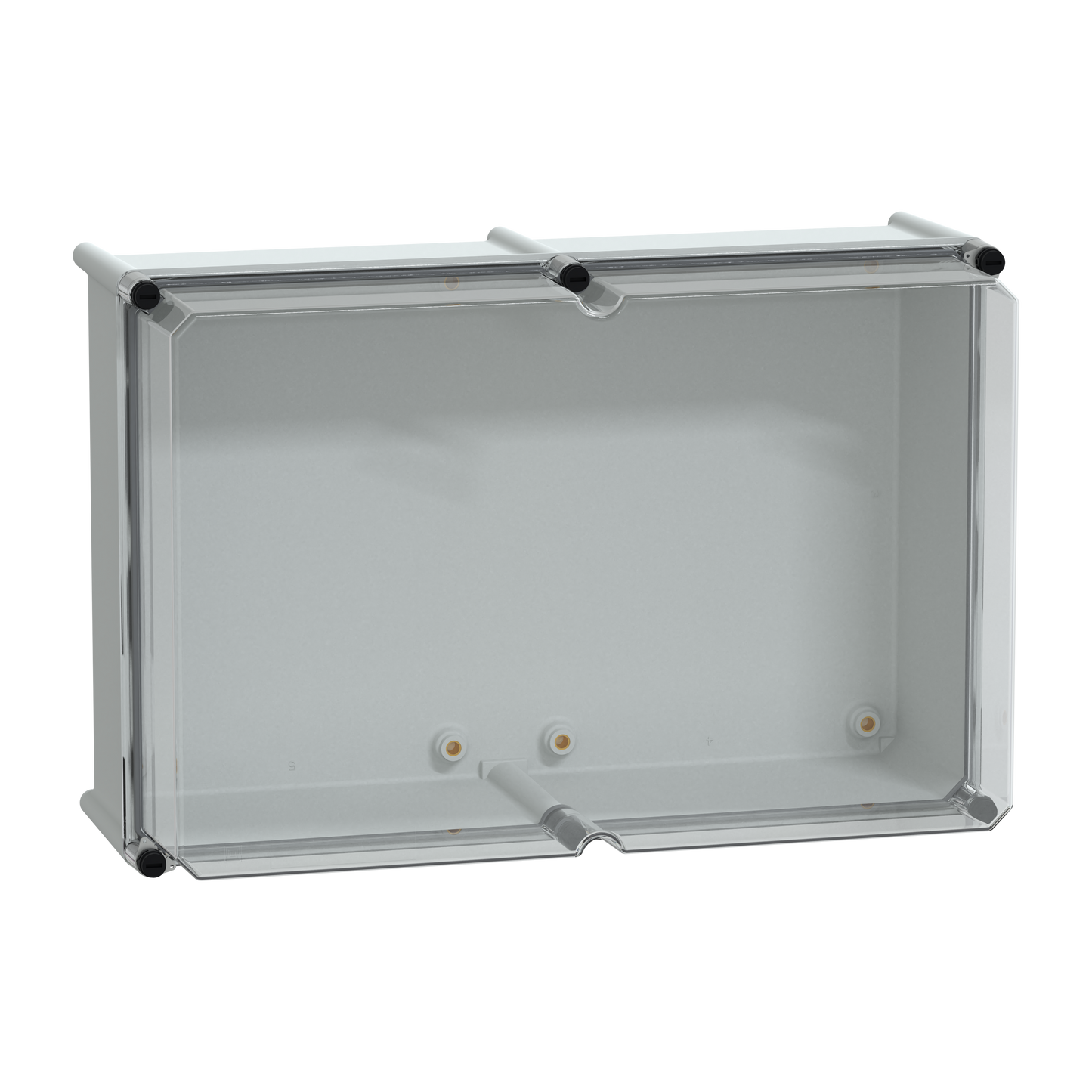 Schneider Electric-NSYPLS3654AG-Thalassa PLS - Boite avec couvercle transparent 36x54x23 Ral 7035