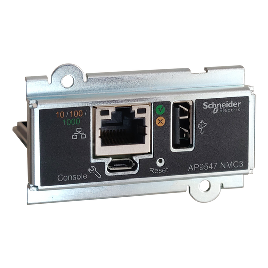APC-AP9547-Carte de gestion onduleur Easy UPS 3PH - Carte de communication SNMP/WEB