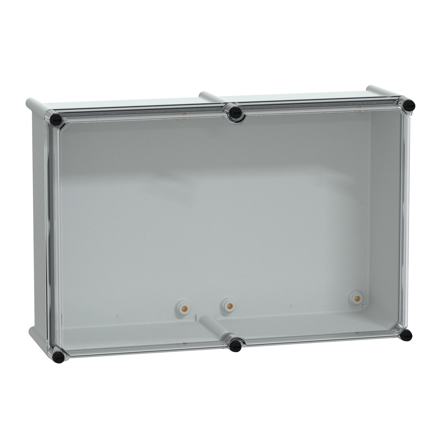 Schneider Electric-NSYPLS3654G-Thalassa PLS - Boite avec couvercle transparent 36x54x18 Ral 7035