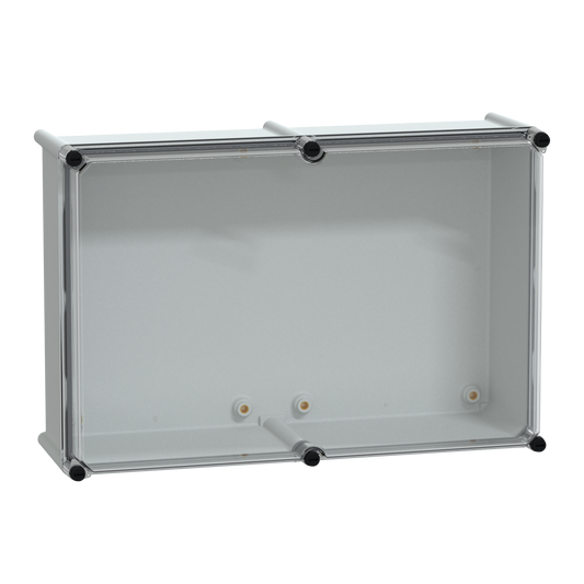 Schneider Electric-NSYPLS3654G-Thalassa PLS - Boite avec couvercle transparent 36x54x18 Ral 7035