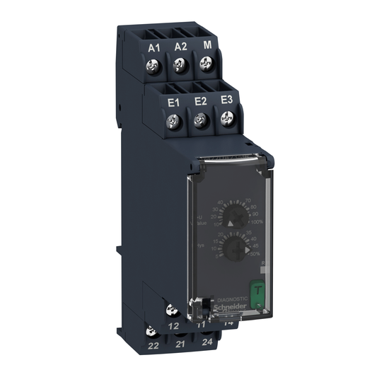 Schneider Electric-RM22UA23MR-Harmony Control RM22 - relais sur-tension - 15V à 500V - 2OF - 24 à 240Vca/cc