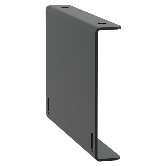 Schneider Electric-KEV0400SE1-Canalis EV - Plaque support gaine Canalis KS - Noir - RAL9005