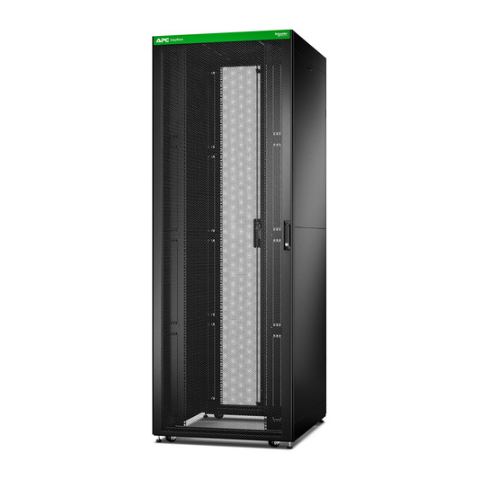 APC-ER8802-Baie EasyRack 800mm/48U/1000mm avec toit, panneau latéral, roulettes, noir