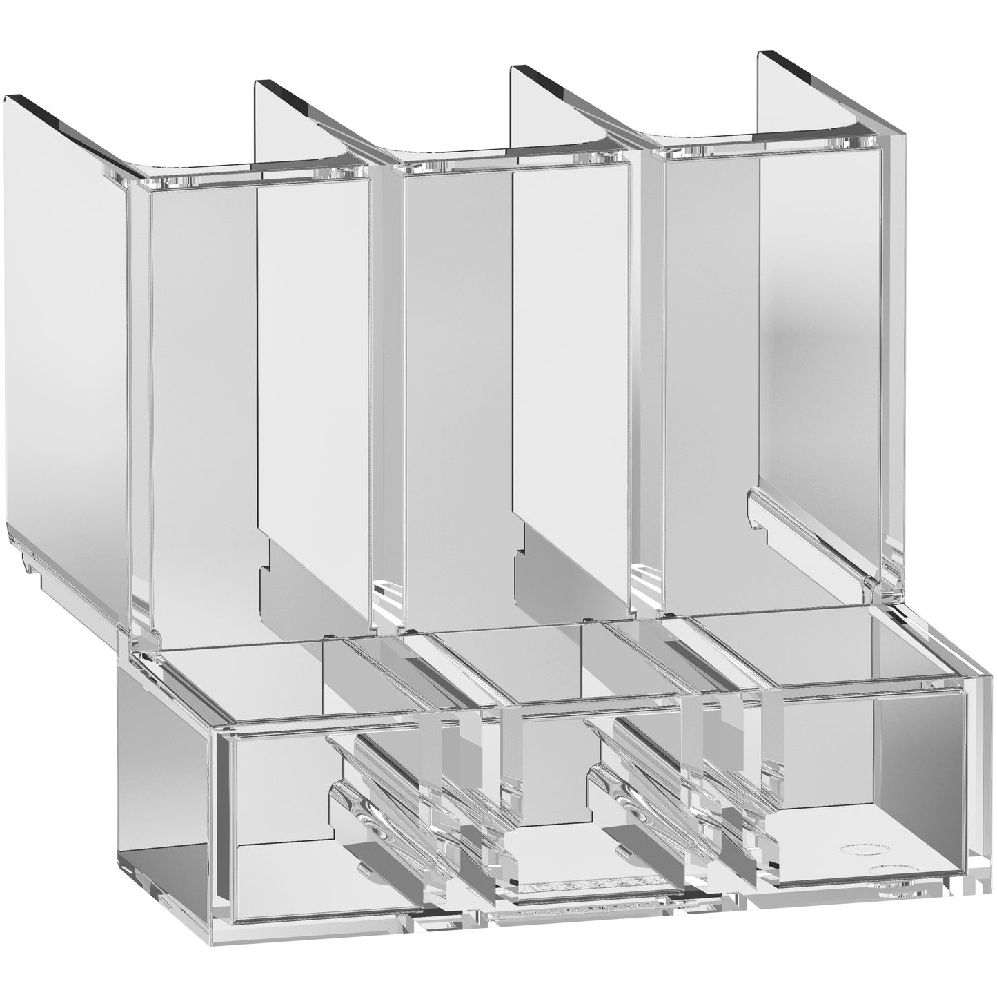 Schneider Electric-LAD96590-TeSys GV - couvercle transparent pour connecteur cosses fermées pour GV4 - IP40