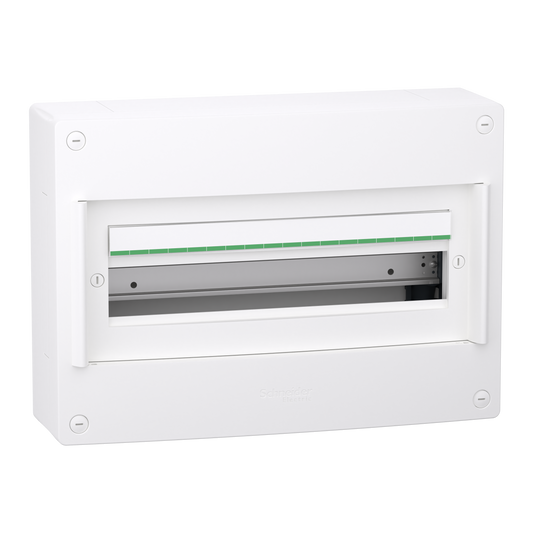 Schneider Electric-LVSXT118-PrismaSeT XS - Coffret saillie 1 rangée 18 modules - sans porte