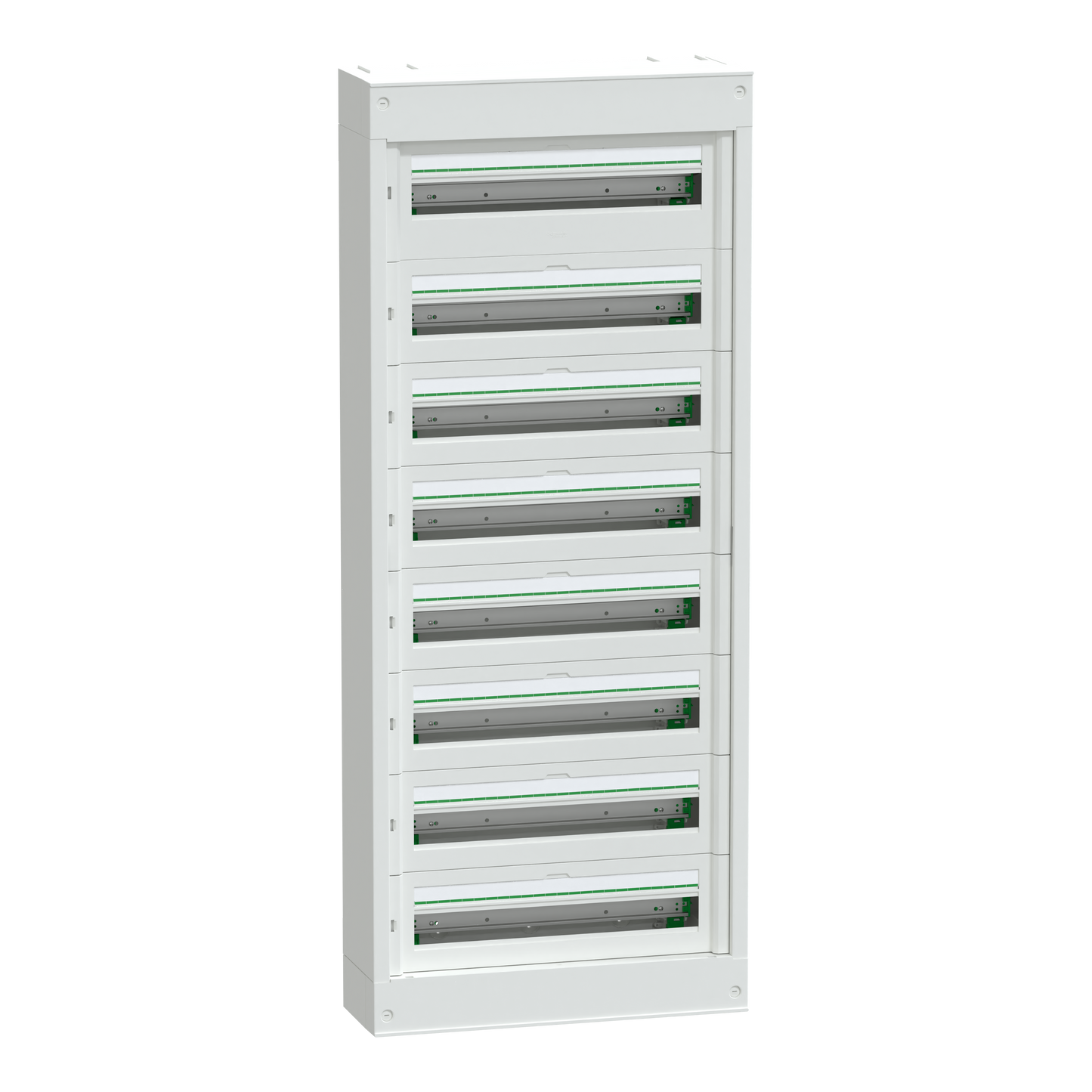 Schneider Electric-LVSST824-PrismaSeT S - coffret saillie plastique & métal 8 rangées 24 modules