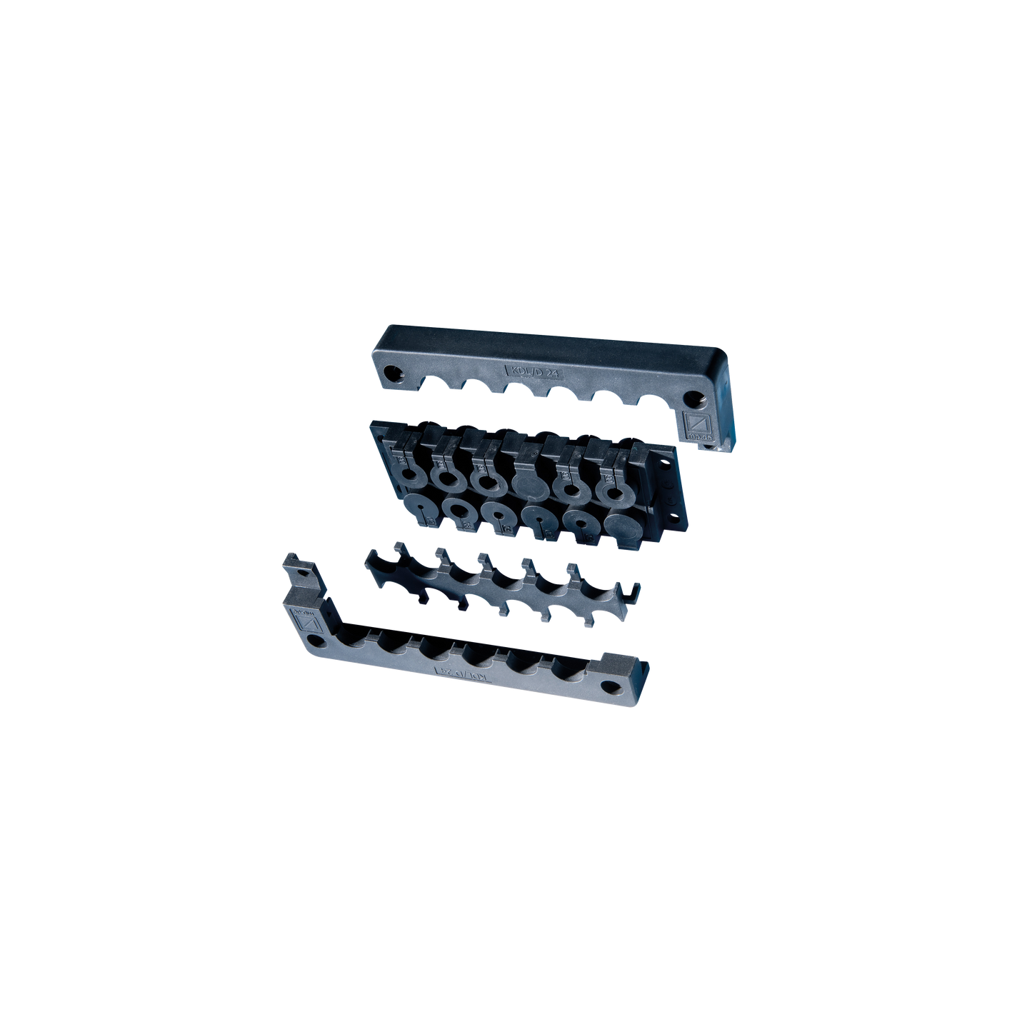 Schneider Electric-NSYDCD249-PanelSeT - Thalassa - plaque de 9 entrées de câbles - 112x36mm