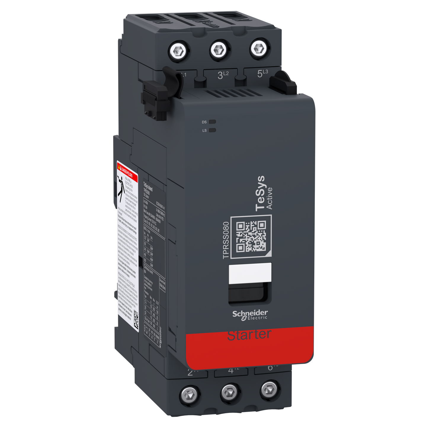 Schneider Electric-TPRSS080-TeSys island - démarreur contacteur + relais thermique SIL - 80A / 37kW