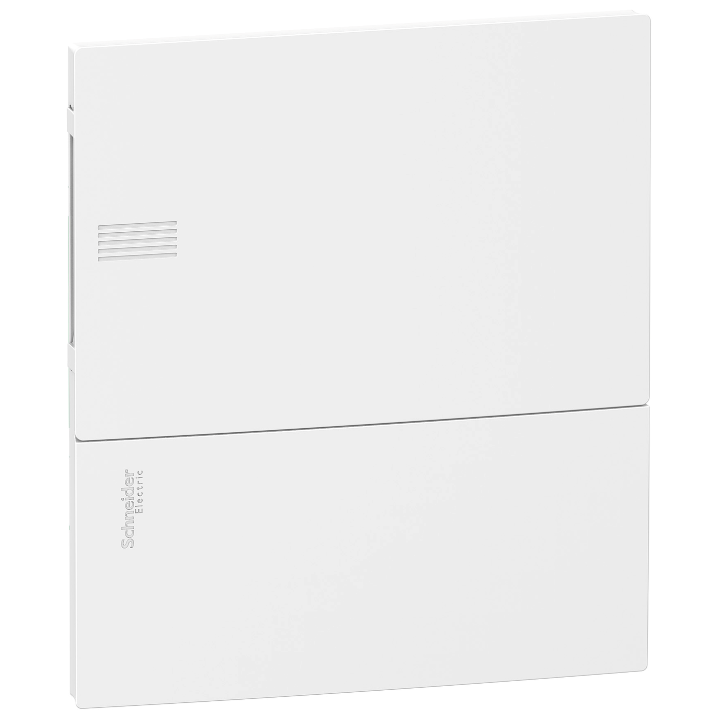 Schneider Electric-MIP21108-Pragma - mini coffret encastré - 1x8 mod. - portillon opaque blanc - born. Terre