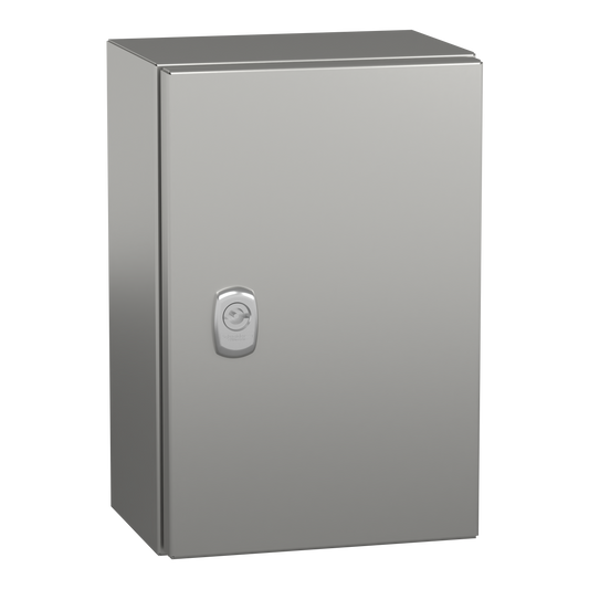 Schneider Electric-NSYS3X3215H-PanelSeT S3X - enveloppe compacte - inox 316L - finition brossé - 300x200x150mm