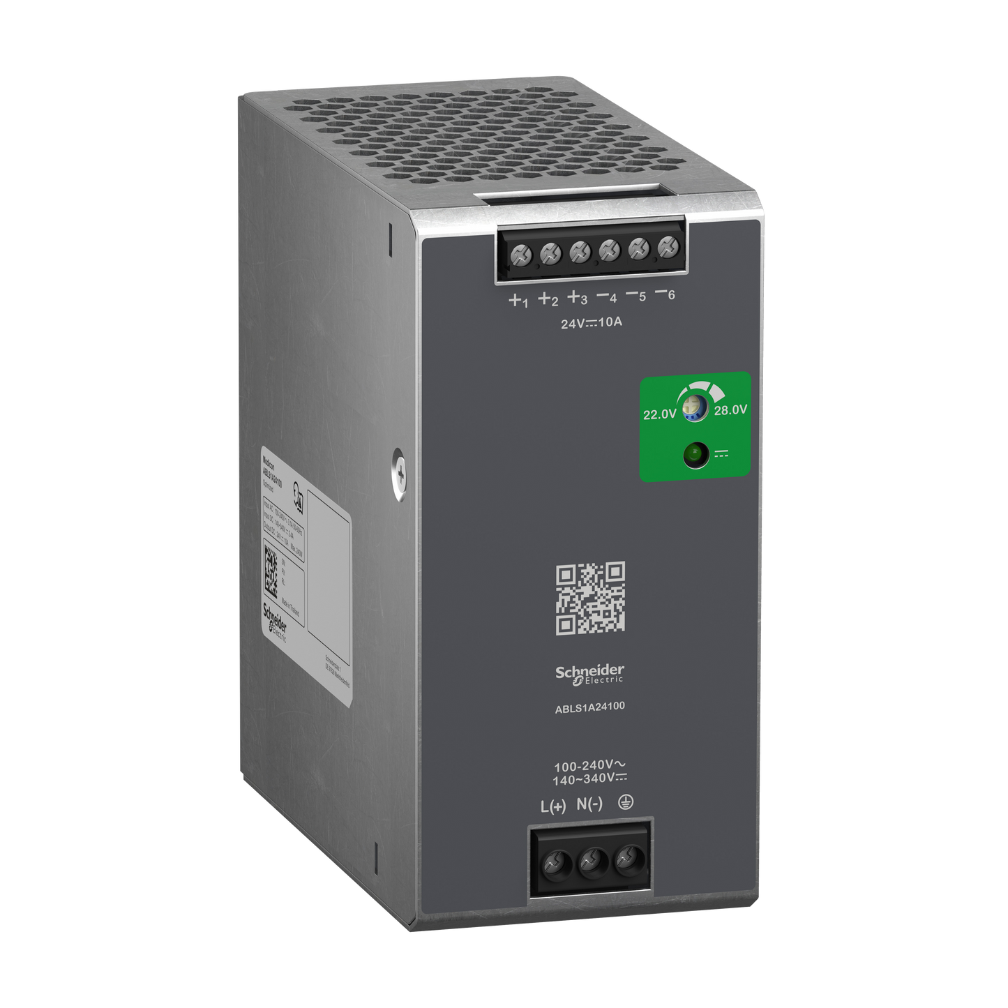 Schneider Electric-ABLS1A24100-Modicon ABL - alimentation à découpage - 10A - 100à240Vca mono/biphasé - 24Vcc
