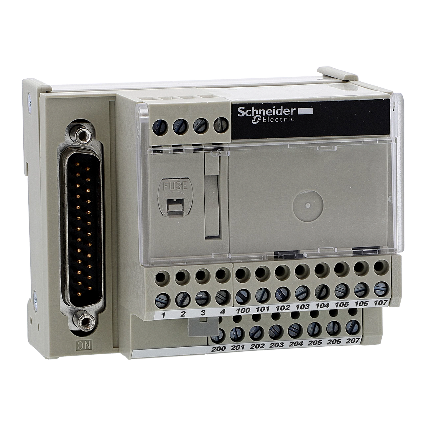 Schneider Electric-ABE7CPA21-Telefast ABE7 - embase de raccordement - pour distribution de 4 sorties analog.