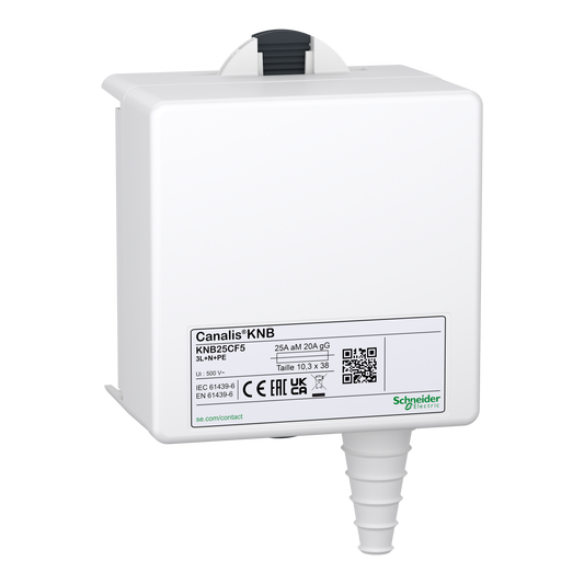 Schneider Electric-KNB25CF5-Canalis KNA - connecteur de dérivation fus. - 25A - 10x38 - 3L+N+PE - NF