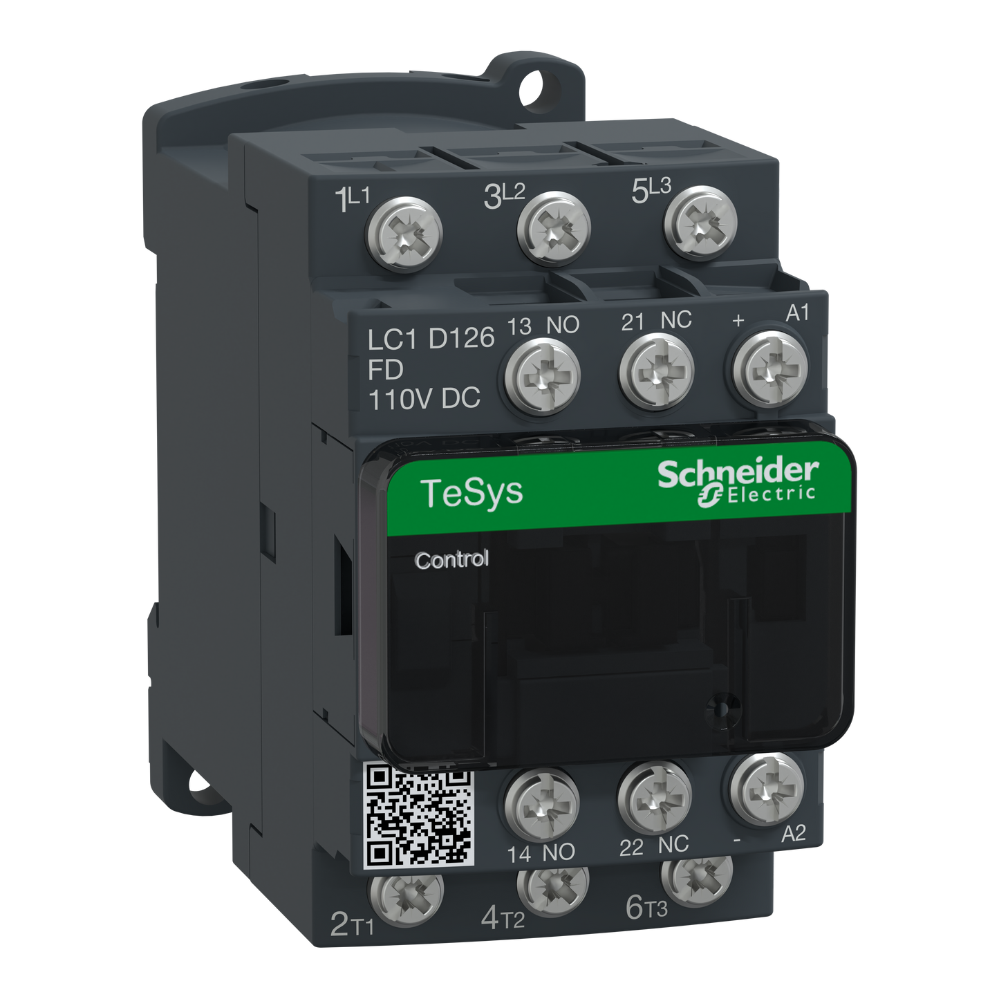 Schneider Electric-LC1D126FD-TeSys LC1D - contacteur - 3P - AC-3 440V - 12A - bobine 110Vcc