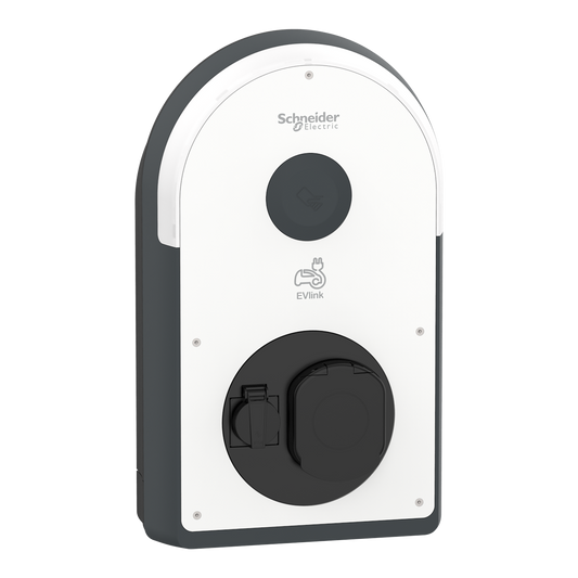 Schneider Electric-EVB3S07N4EAM-EVlink Pro AC 1PH-7,4 kW-32A-1 priseT2S+TE-RDC-DD 6 mA+RCD Type A +MNx+MID 1 PH