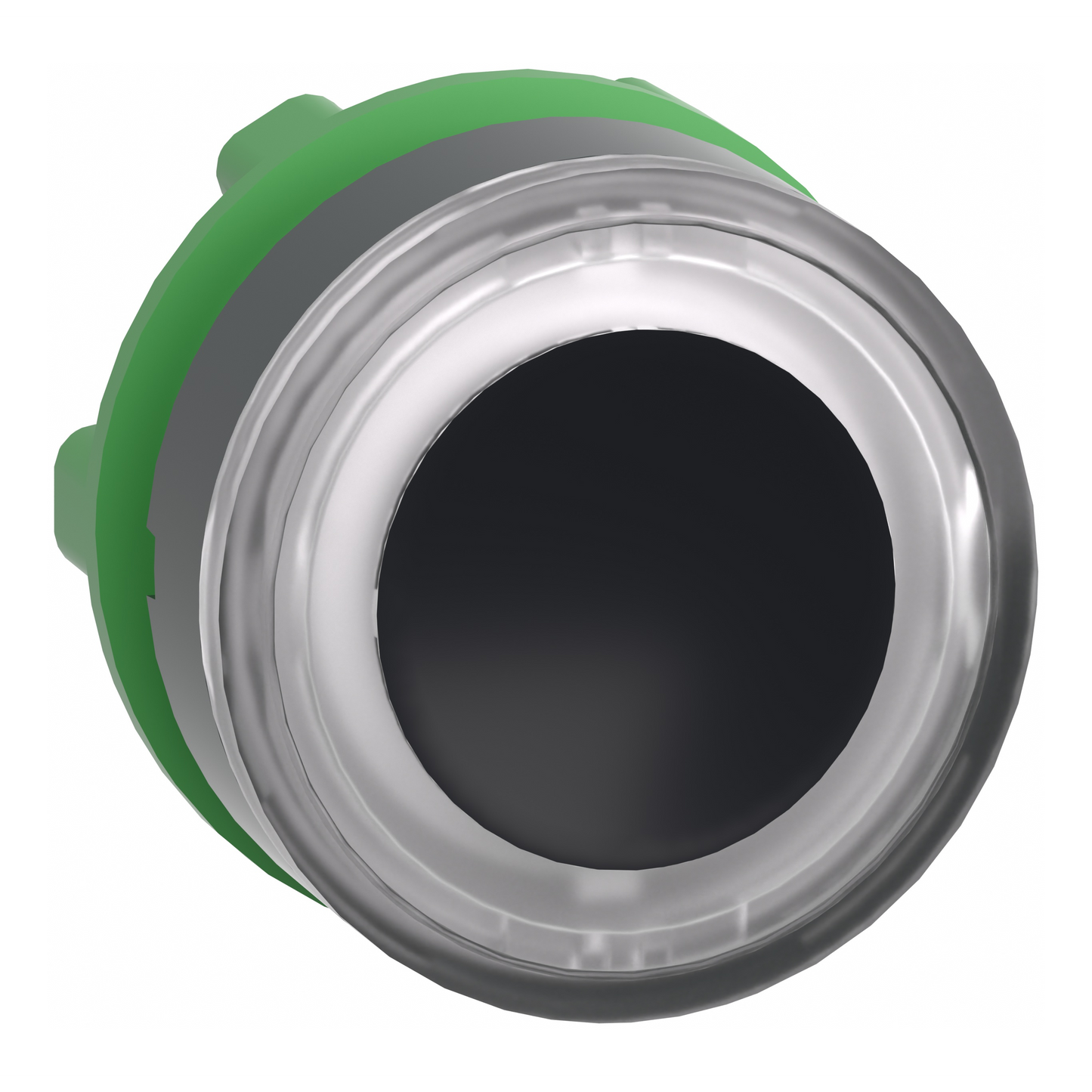 Schneider Electric-ZB5AW913-Harmony XB5 - tête bouton poussoir lumineux DEL - Ø22 - anneau - blanc