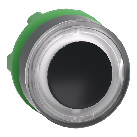 Schneider Electric-ZB5AW913-Harmony XB5 - tête bouton poussoir lumineux DEL - Ø22 - anneau - blanc