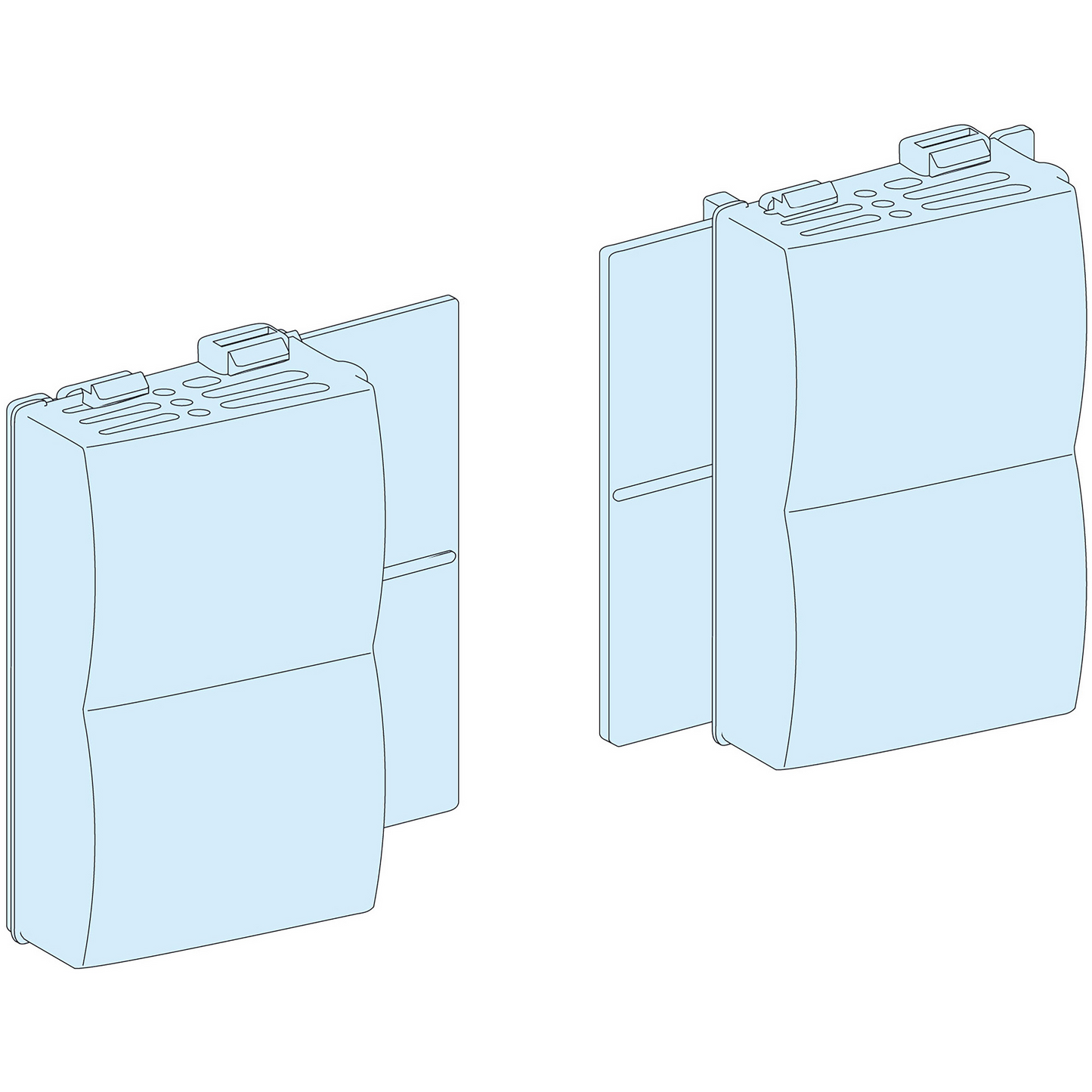 Schneider Electric-LVS04061-Linergy - Bloc alimentation INV100-250 - INS250 vert. (vers Linergy BW)