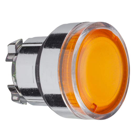 Schneider Electric-ZB4BW35-Harmony XB4 - tête bouton poussoir lumineux BA9s - Ø22 - orange