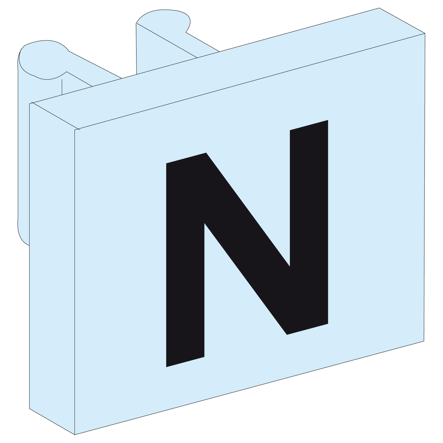 Schneider Electric-LVS04794-PrismaSeT P - Repère de phase LGY/LGYE - Support + étiquette - Lot de 12