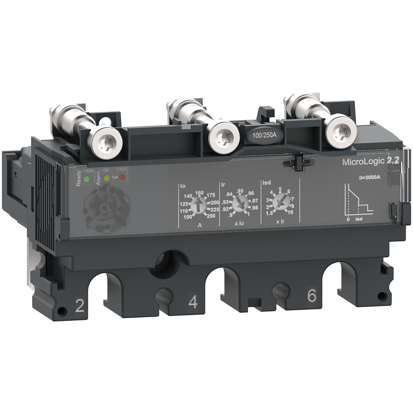 Schneider Electric-C1632D160-ComPacT NSX - Déclencheur MicroLogic 2.2 160A - 3P3D pour NSX160-250