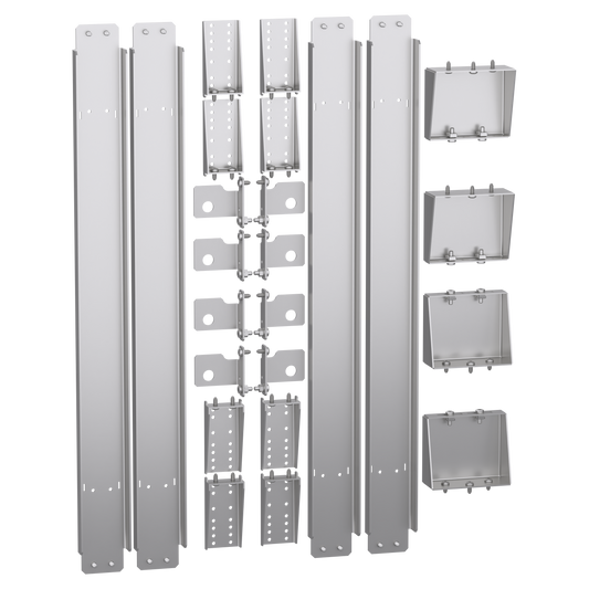 Schneider Electric-NSYSFNRB8003G-PanelSeT SF/SFN sismique - supports de renforts - pr appl. 19 pouces - P800 mm