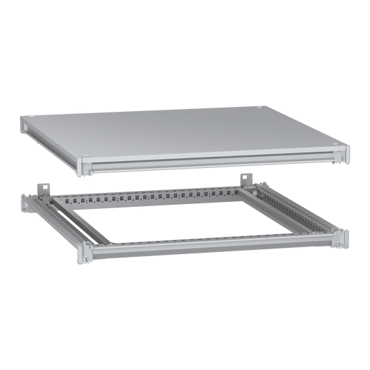 Schneider Electric-NSYSFNC88-PanelSeT SFN Kit - cadre supérieur et inférieur - 800x800 mm (Hxl)