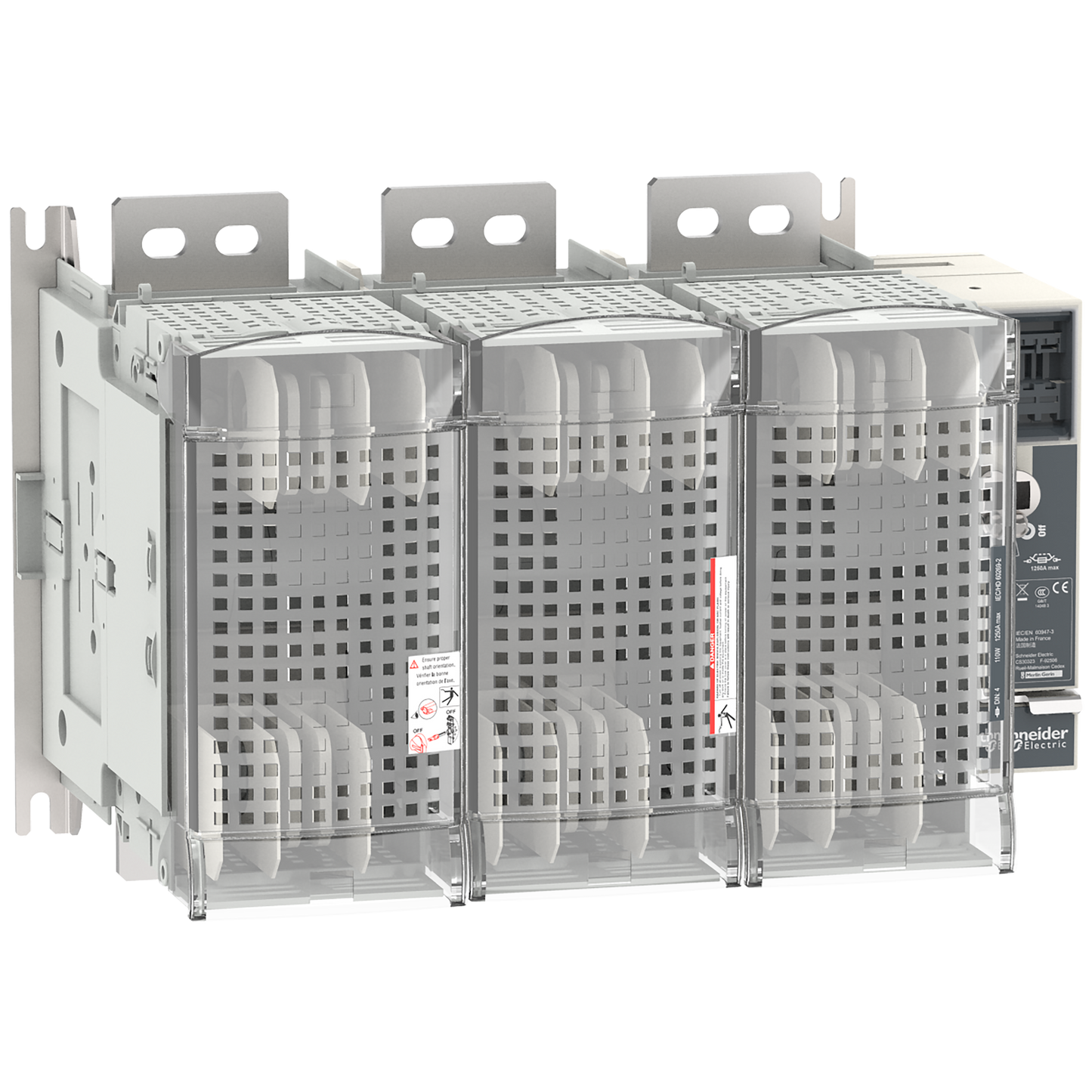 Schneider Electric-LV481473-FuPact GS - interrupteur sectionneur fusible - 1250A - 3P - DIN 4 - F&R CTRL