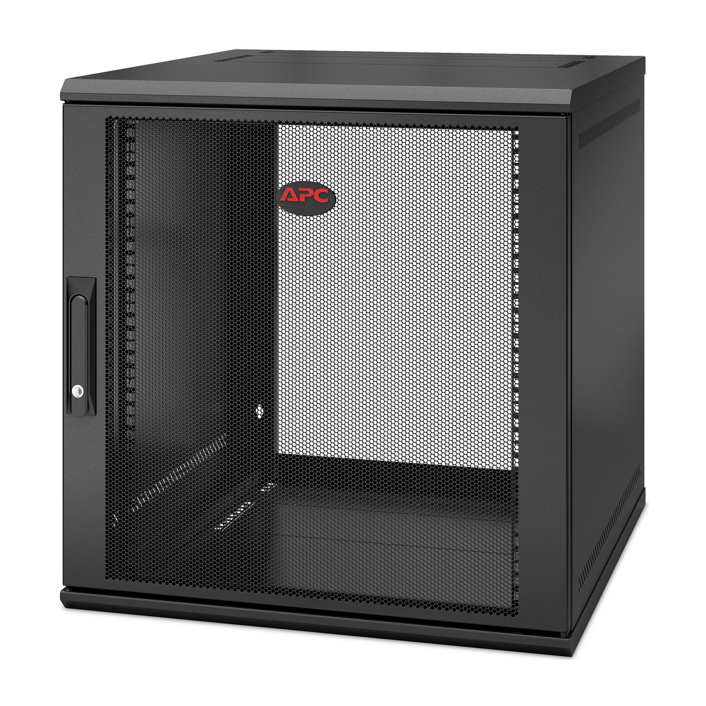 APC-AR112SH6-NetShelter WX - Rack mural 19P - 12U - Tension 230V - 620x600x600cm - Noir