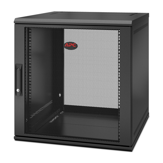 APC-AR112SH6-NetShelter WX - Rack mural 19P - 12U - Tension 230V - 620x600x600cm - Noir